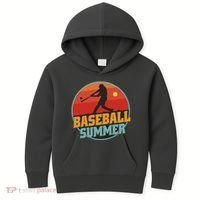 Baseball Summer Player Kids Hoodie thumb 0