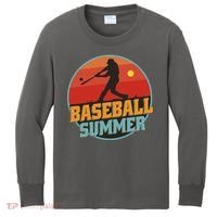 Baseball Summer Player Kids Long Sleeve Shirt thumb 0