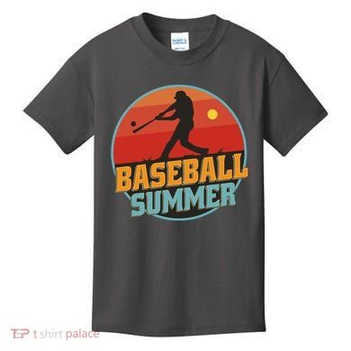 Baseball Summer Player Kids T-Shirt