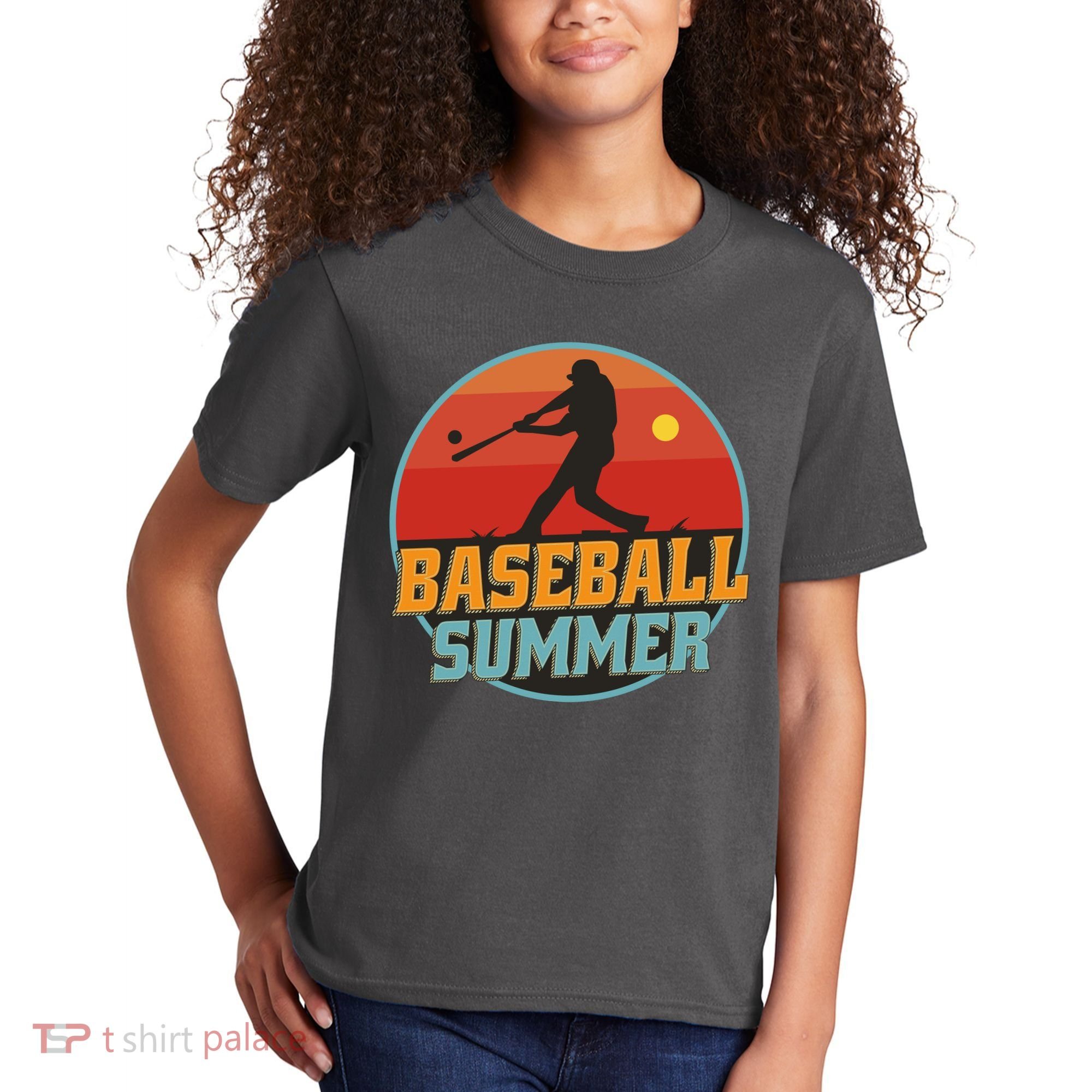 Baseball Summer Player Kids T-Shirt