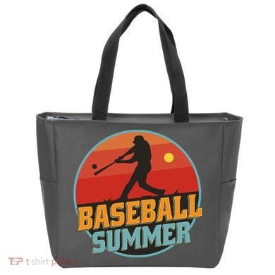 Baseball Summer Player Tote Bag