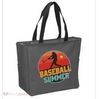 Baseball Summer Player Tote Bag thumb 2