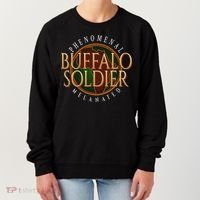 Buffalo Soldier Phenomenal Melanated Legacy Art Women's Sweatshirt thumb 0