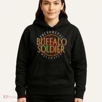 Buffalo Soldier Phenomenal Melanated Legacy Art Hoodie thumb 5