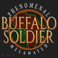 Buffalo Soldier Phenomenal Melanated Legacy Art Beanie thumb 2