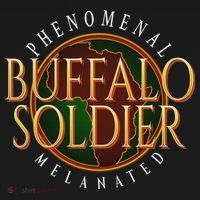Buffalo Soldier Phenomenal Melanated Legacy Art Women's Hoodie thumb 2