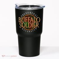 Buffalo Soldier Phenomenal Melanated Legacy Art Tumbler thumb 0
