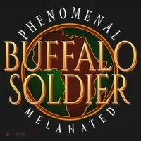 Buffalo Soldier Phenomenal Melanated Legacy Art Ornament thumb 1