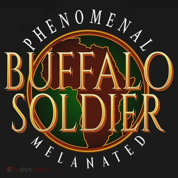 Buffalo Soldier Phenomenal Melanated Legacy Art Ornament