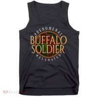 Buffalo Soldier Phenomenal Melanated Legacy Art Tank Top thumb 0