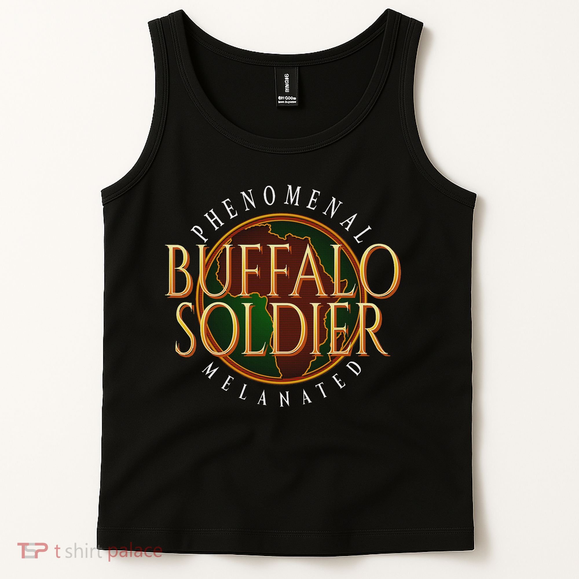 Buffalo Soldier Phenomenal Melanated Legacy Art Tank Top