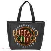 Buffalo Soldier Phenomenal Melanated Legacy Art Tote Bag thumb 0