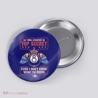 Ball Sports Pool Player Billiard Gift Button thumb 0