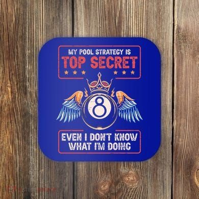 Ball Sports Pool Player Billiard Gift Coaster