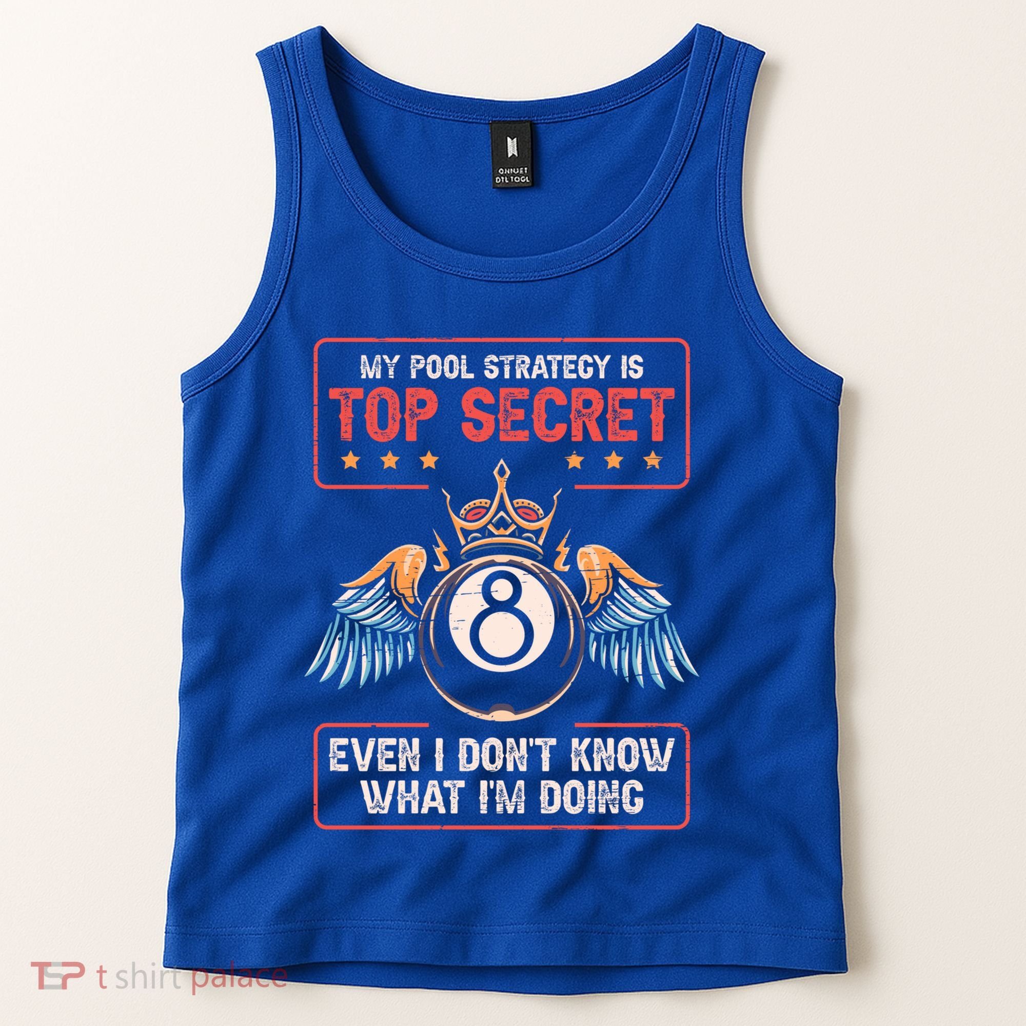 Ball Sports Pool Player Billiard Gift Tank Top