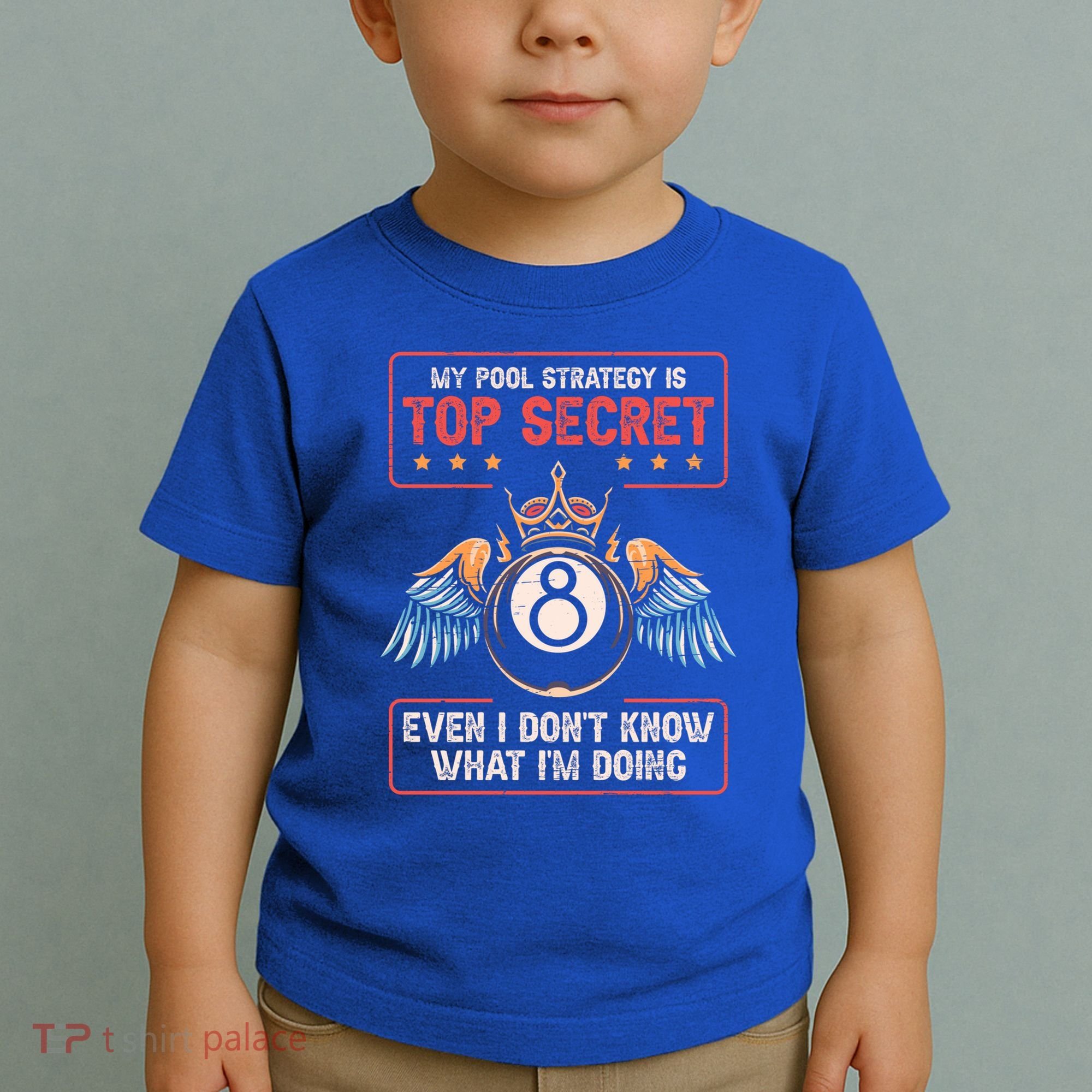 Ball Sports Pool Player Billiard Gift Toddler T-Shirt