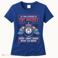 Ball Sports Pool Player Billiard Gift Women's T-Shirt thumb 0