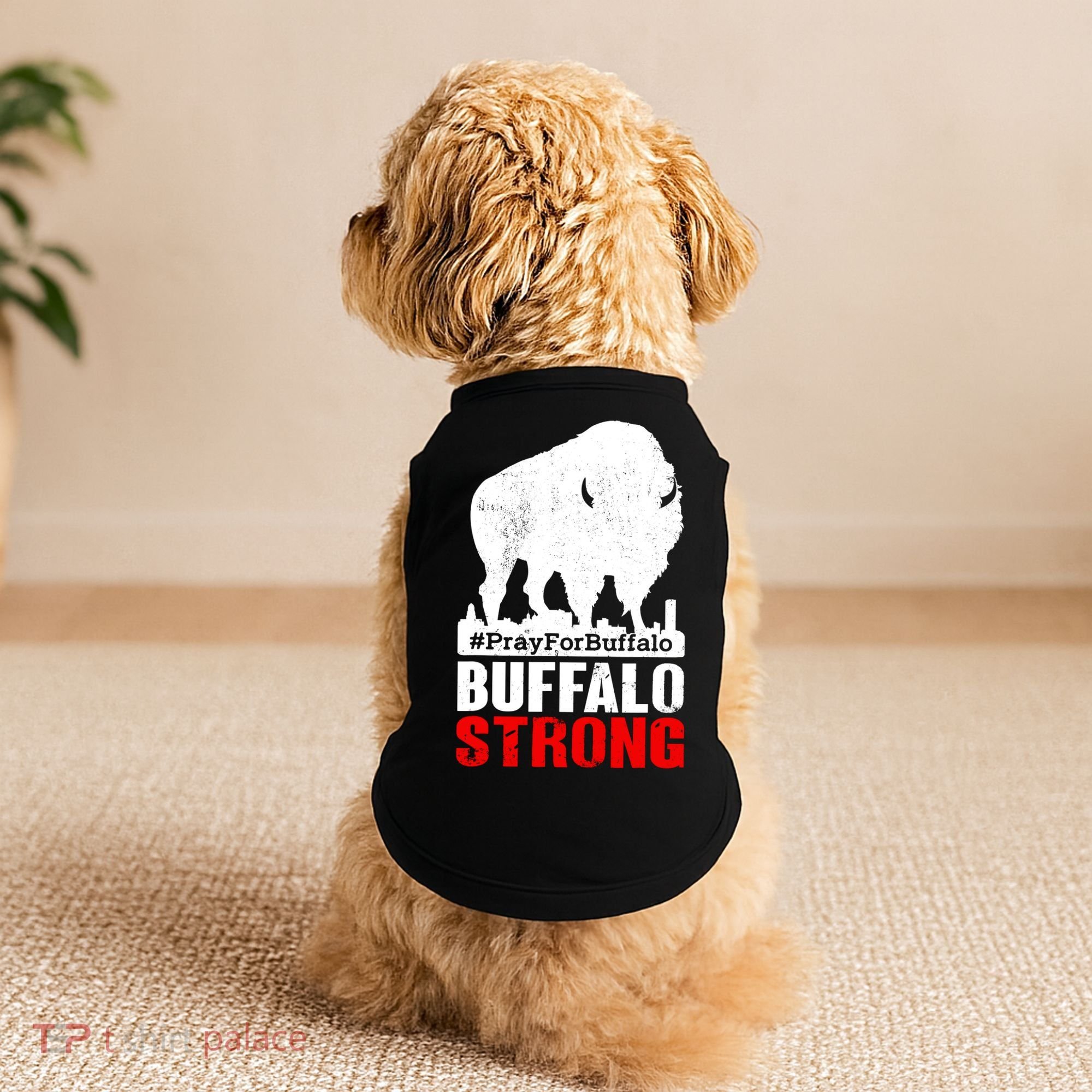 Choose Love Buffalo Strong Pray For Buffalo Doggie Tank