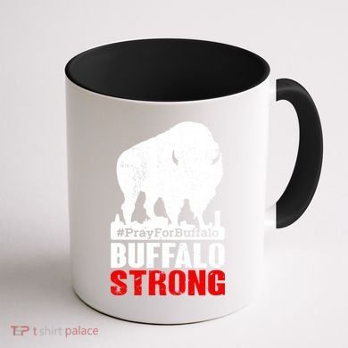 Choose Love Buffalo Strong Pray For Buffalo Coffee Mug back
