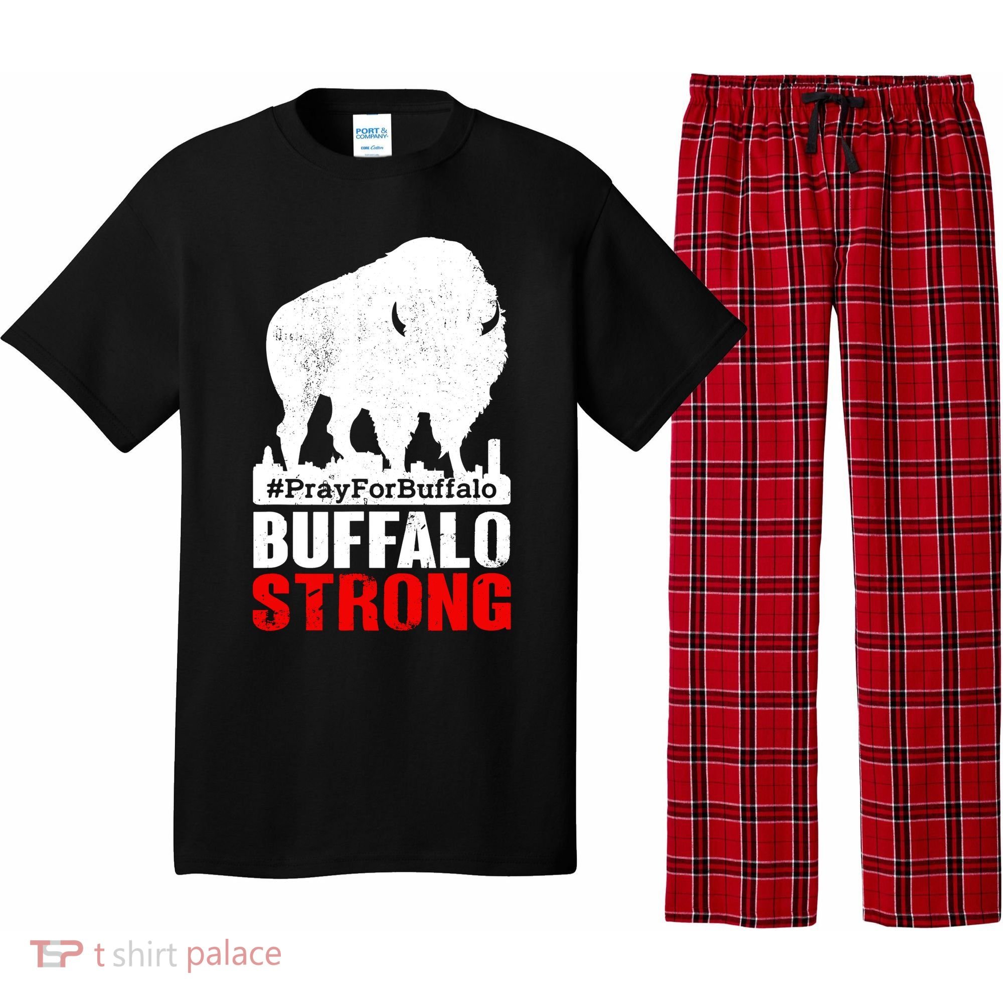 Choose Love Buffalo Strong Pray For Buffalo Pajama Set