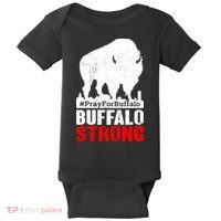 Choose Love Buffalo Strong Pray For Buffalo Baby Bodysuit thumb 0