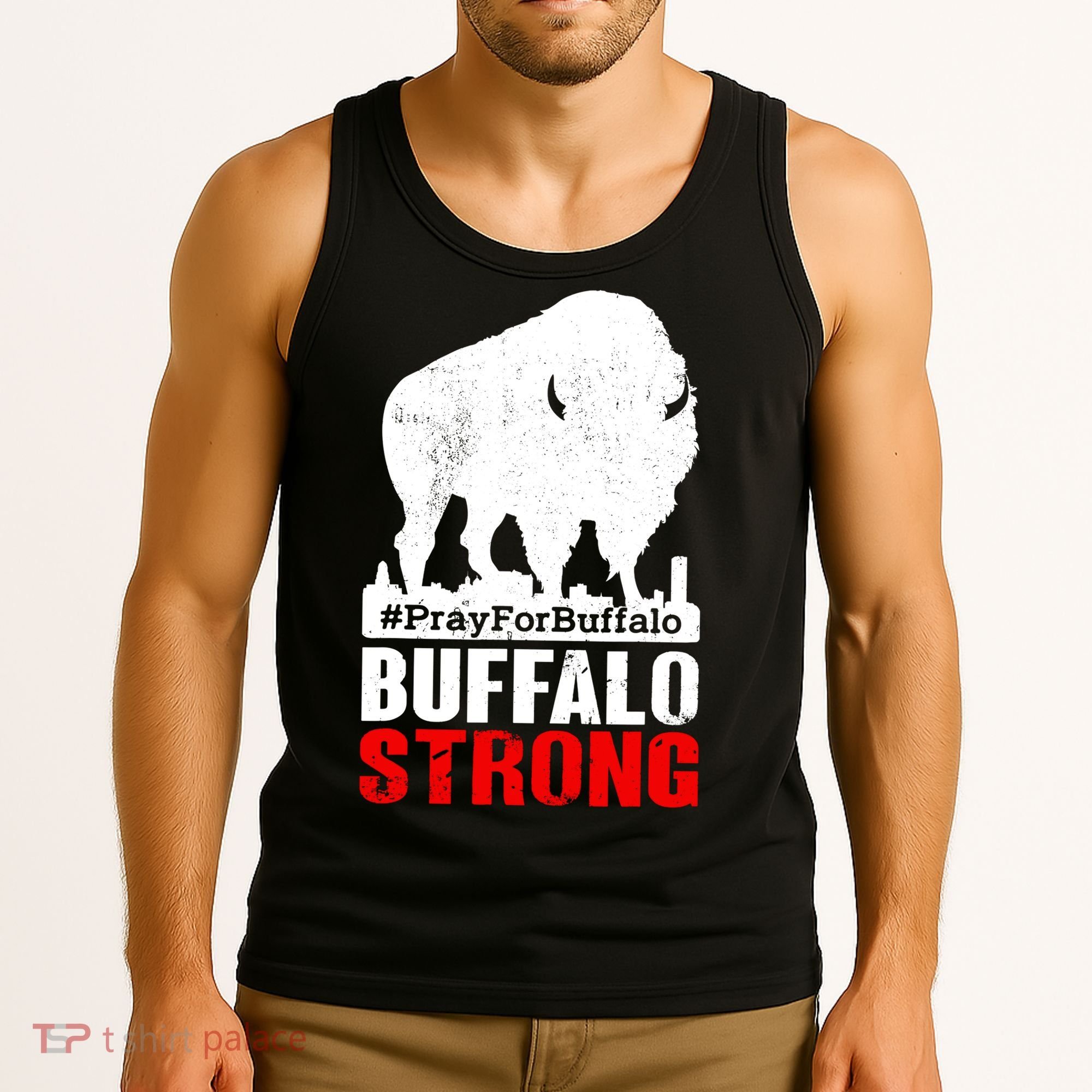Choose Love Buffalo Strong Pray For Buffalo Tank Top
