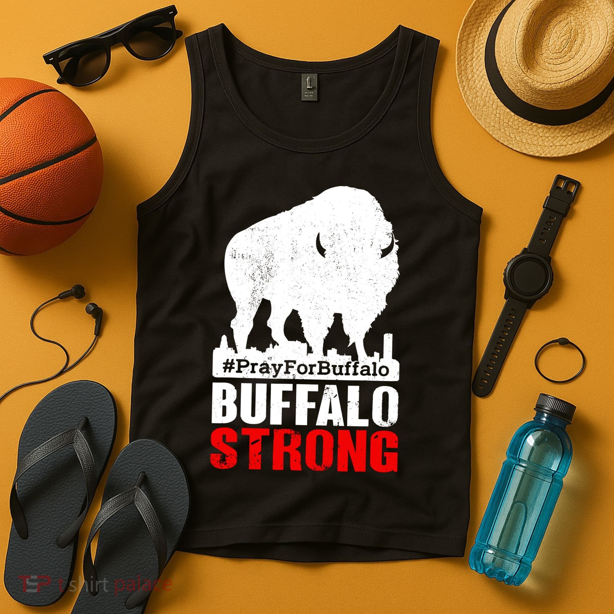 Choose Love Buffalo Strong Pray For Buffalo Tank Top