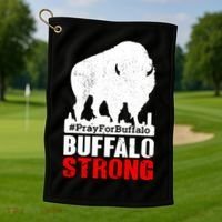 Choose Love Buffalo Strong Pray For Buffalo Golf Towel thumb 1