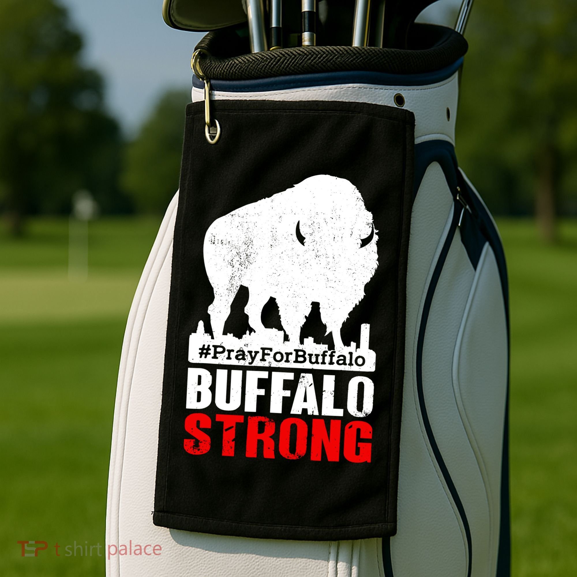 Choose Love Buffalo Strong Pray For Buffalo Golf Towel