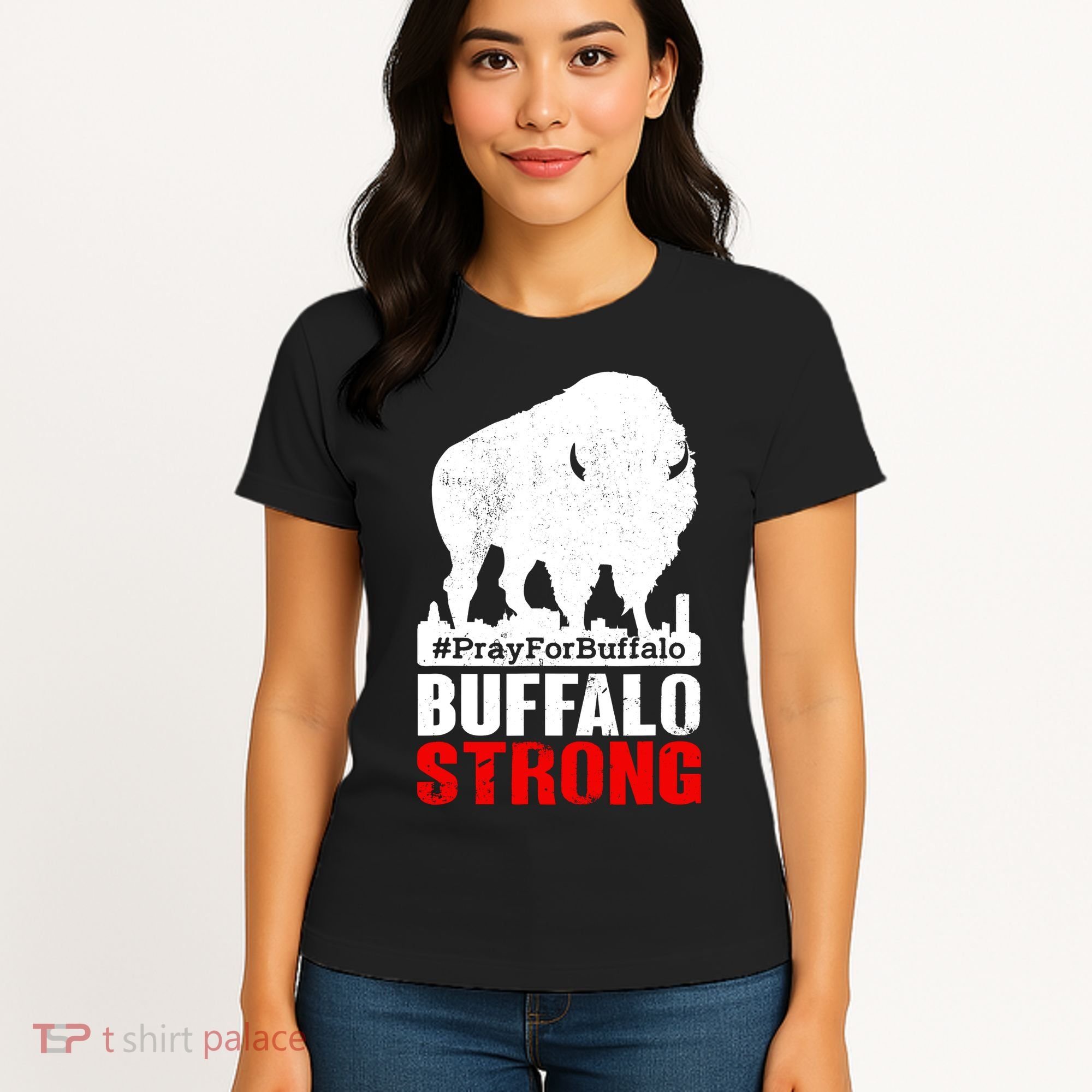 Choose Love Buffalo Strong Pray For Buffalo Women's T-Shirt