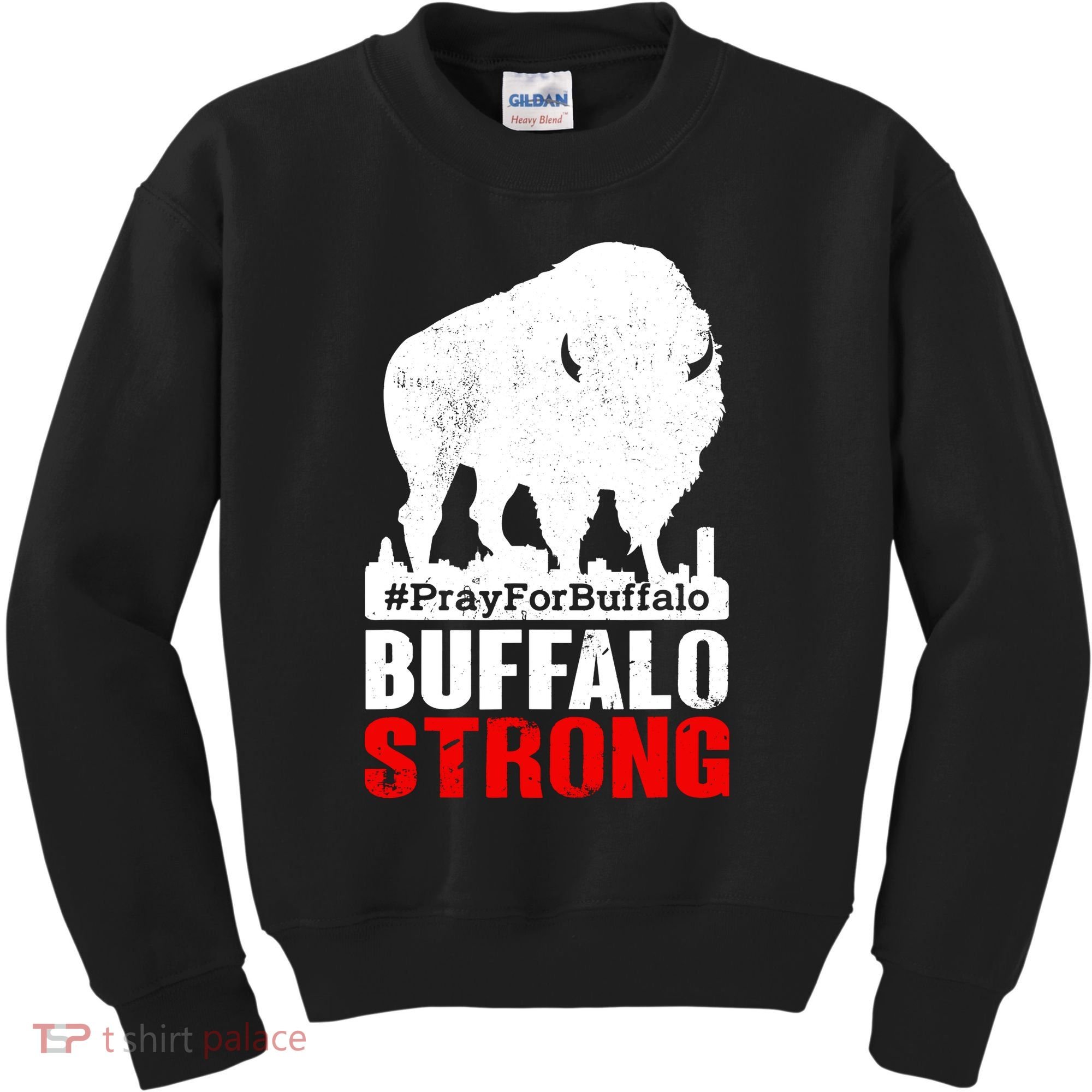 Choose Love Buffalo Strong Pray For Buffalo Kids Sweatshirt