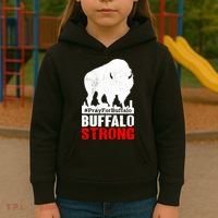 Choose Love Buffalo Strong Pray For Buffalo Kids Hoodie thumb 3