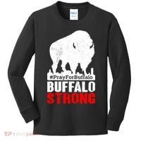 Choose Love Buffalo Strong Pray For Buffalo Kids Long Sleeve Shirt thumb 0
