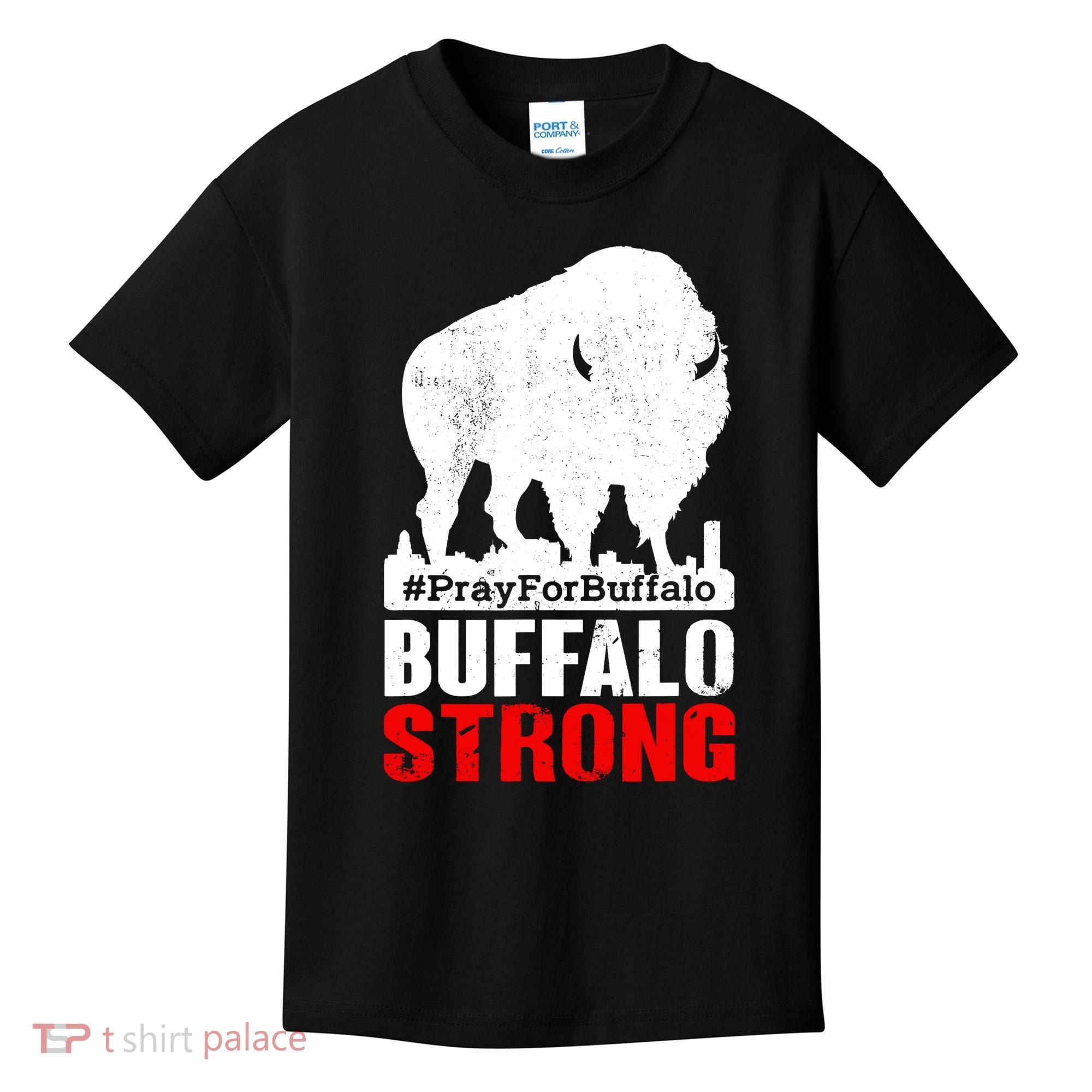 Choose Love Buffalo Strong Pray For Buffalo Kids T-Shirt