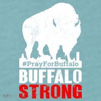 Choose Love Buffalo Strong Pray For Buffalo Sueded Cloud Jersey T-Shirt thumb 2