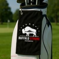 Choose Love Buffalo Strong Pray For Buffalo Golf Towel thumb 2