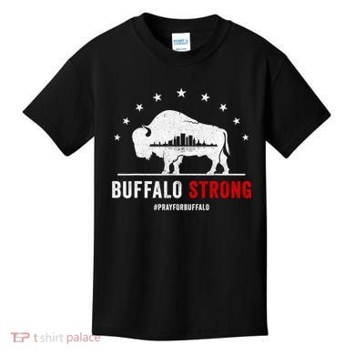 Choose Love Buffalo Strong Pray For Buffalo Kids T-Shirt