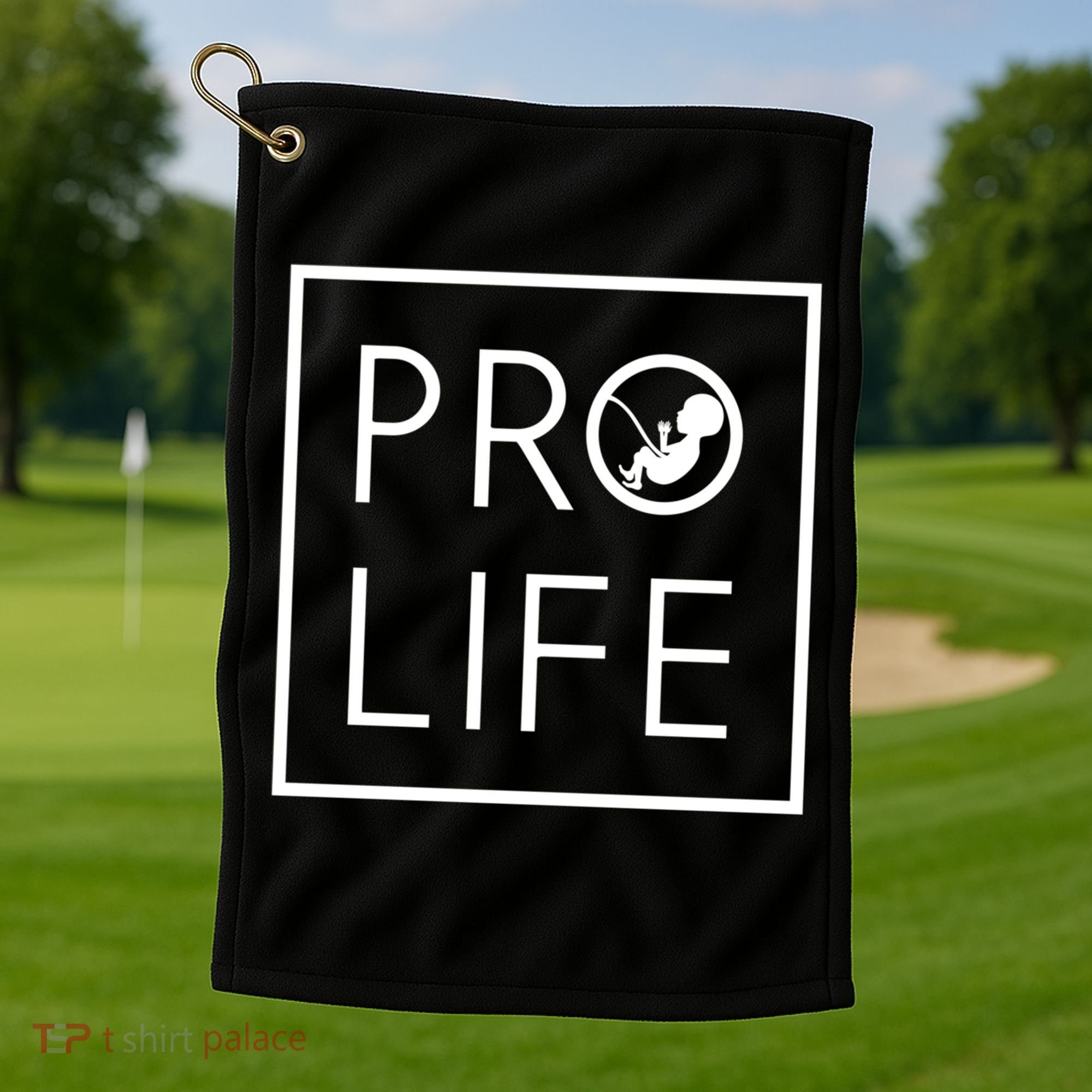 Baby Silhouette Profunny Giftlife Minimalist March For Life Gift Cool Gift Golf Towel