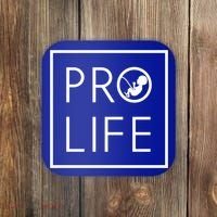Baby Silhouette Profunny Giftlife Minimalist March For Life Gift Cool Gift Coaster thumb 0