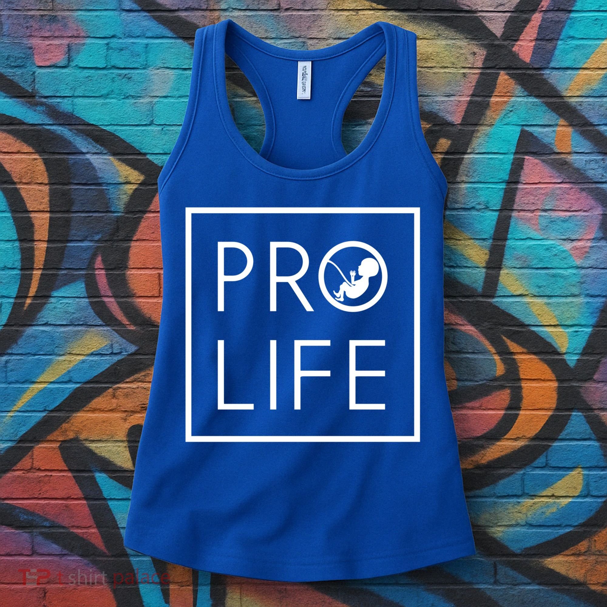 Baby Silhouette Profunny Giftlife Minimalist March For Life Gift Cool Gift Women's Tank Top