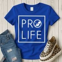 Baby Silhouette Profunny Giftlife Minimalist March For Life Gift Cool Gift Women's T-Shirt thumb 3