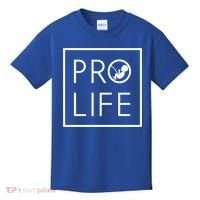 Baby Silhouette Profunny Giftlife Minimalist March For Life Gift Cool Gift Kids T-Shirt thumb 0
