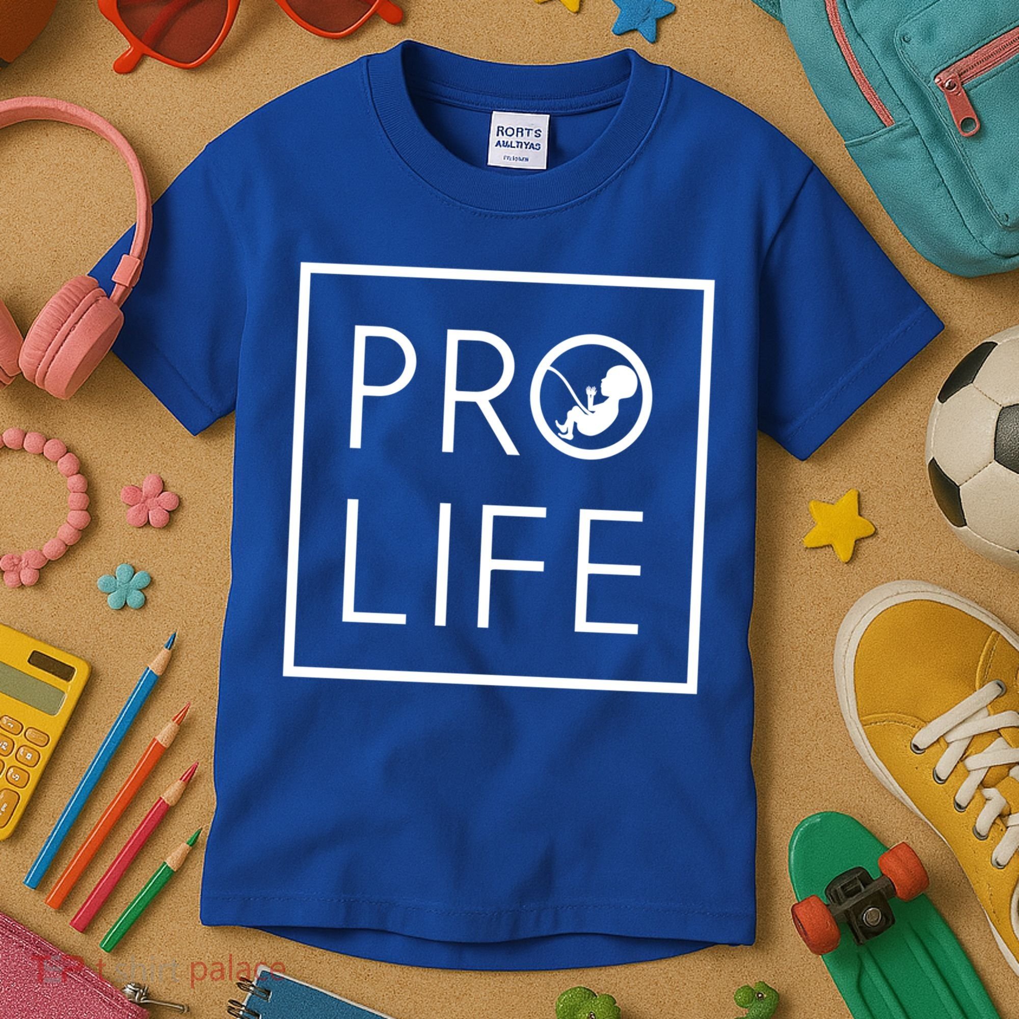 Baby Silhouette Profunny Giftlife Minimalist March For Life Gift Cool Gift Kids T-Shirt