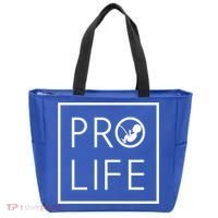 Baby Silhouette Profunny Giftlife Minimalist March For Life Gift Cool Gift Tote Bag thumb 0