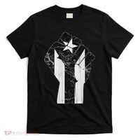 Boricua Strong Puerto Rico Black Flag Fist T-Shirt thumb 0