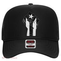 Boricua Strong Puerto Rico Black Flag Fist Hat thumb 0