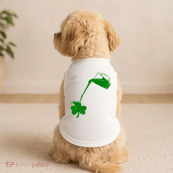 Beer St Patricks Day Holiday Doggie Tank