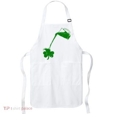 Beer St Patricks Day Holiday Apron