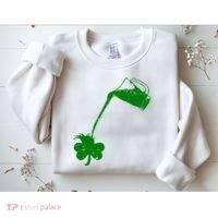 Beer St Patricks Day Holiday Sweatshirt thumb 2