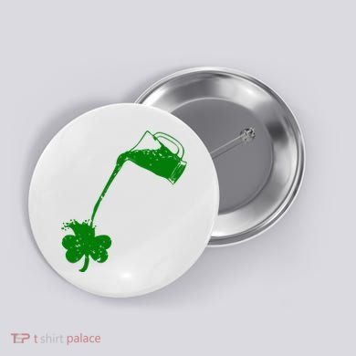 Beer St Patricks Day Holiday Button